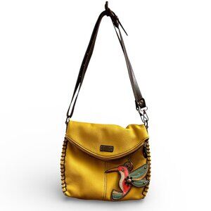 🌼🐦 Chala Charming Hummingbird Crossbody Bag – Vegan Leather 🐦🌼
